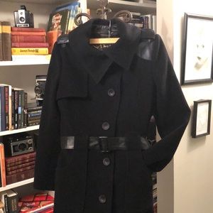 Mackage wool/nylon/cashmere/leather Coat
